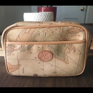 Allan Edward Map Print Crossbody Bag